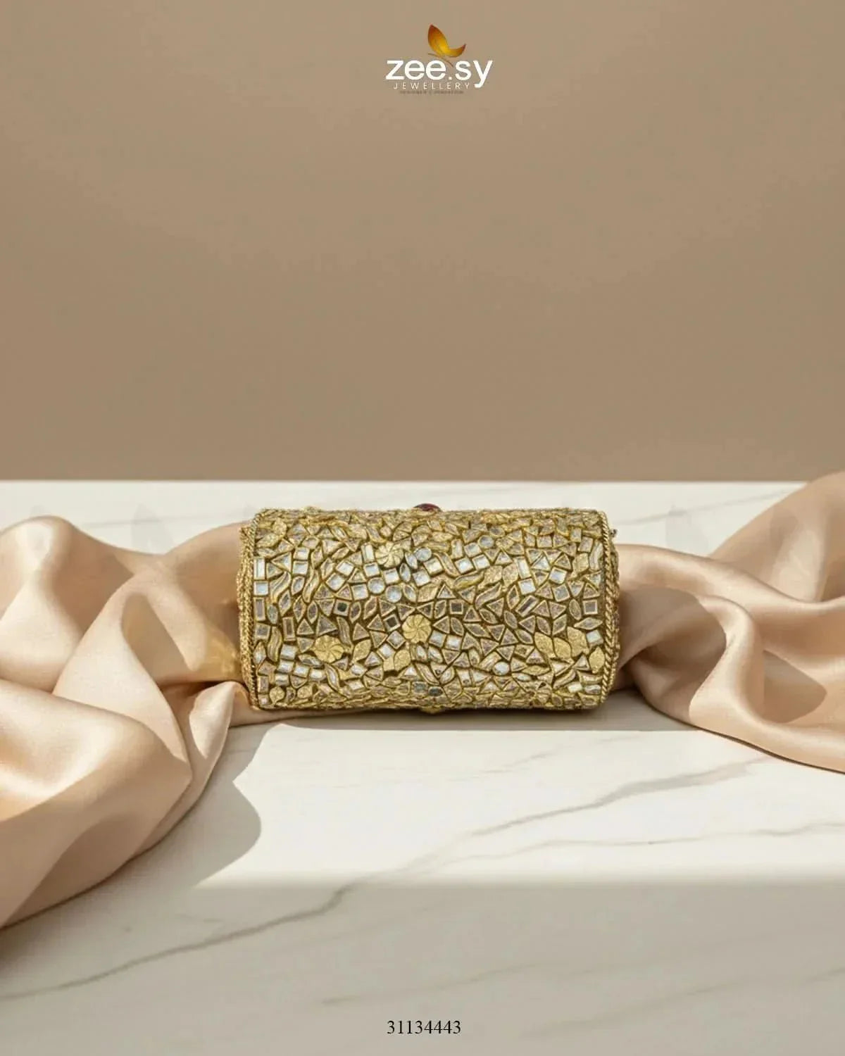 Royal Heritage Floral Clutch Bag