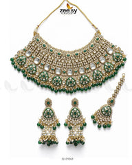 Royal Intricate Crystal Bridal Set - Zeesy Jewellery