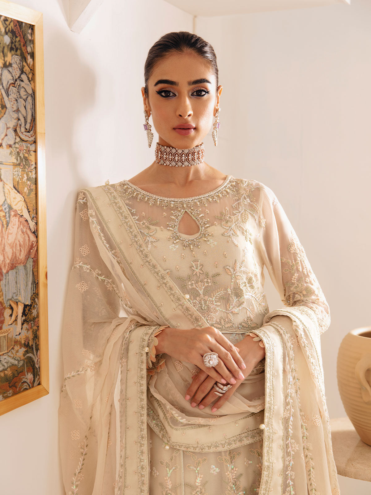 Gulaal Unstitched 3 Piece Emb Chiffon Vol-01 Collection'2023-Royale GL-EC-23V1-01