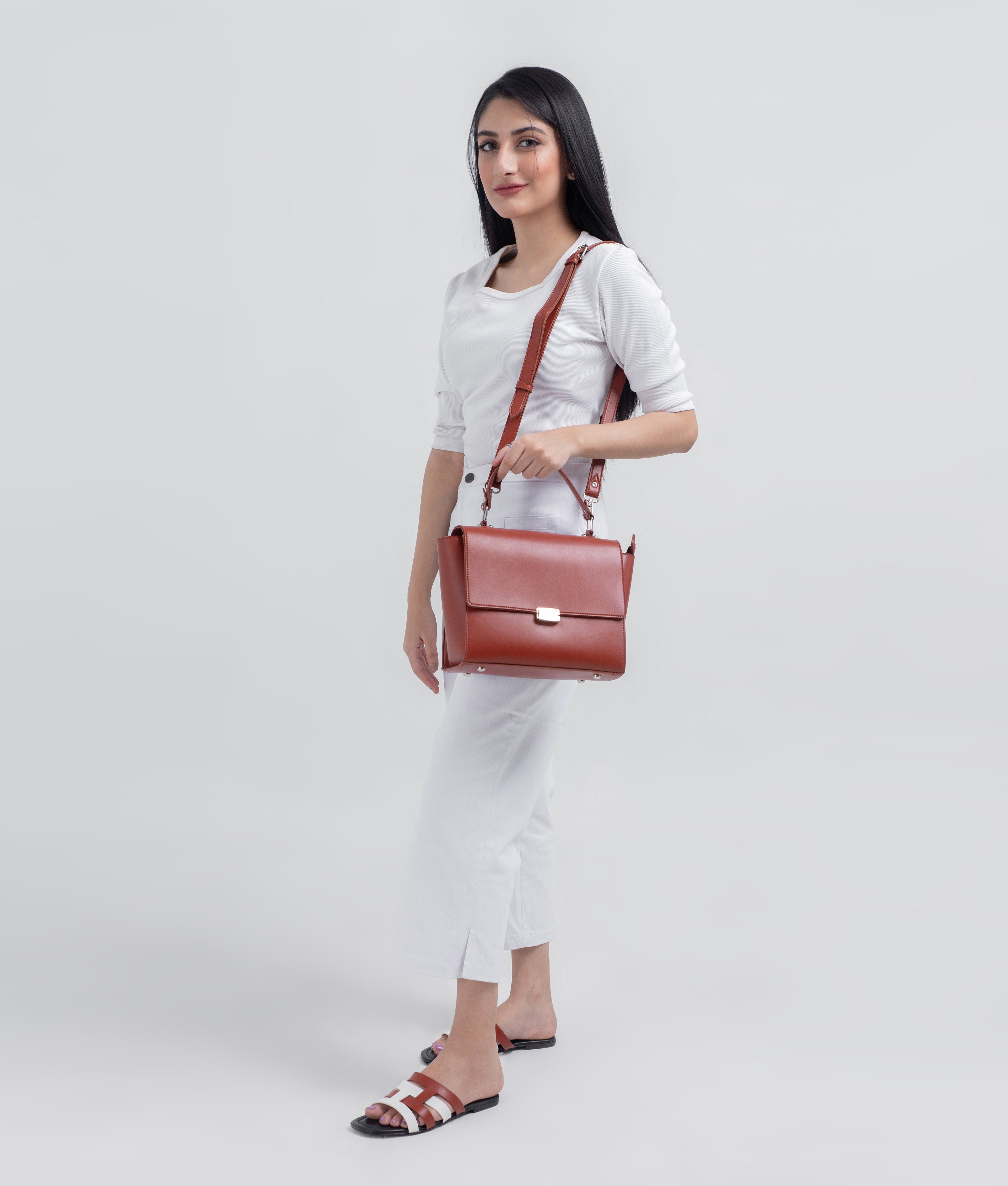 RTW Creation - Rust mini messenger bag