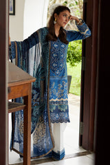 Saffira By Gulaal Unstitched 3 Piece Luxury Lawn Suit-Aadhya