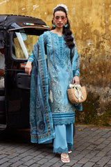 Saffira By Gulaal Unstitched 3 Piece Luxury Lawn Suit-Inayah