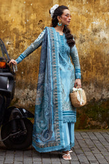 Saffira By Gulaal Unstitched 3 Piece Luxury Lawn Suit-Inayah