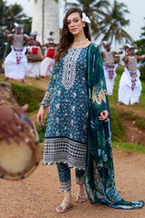 Saffira By Gulaal Unstitched 3 Piece Luxury Lawn Suit-Chloe