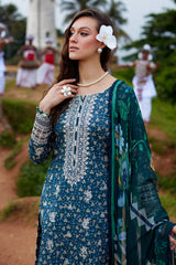 Saffira By Gulaal Unstitched 3 Piece Luxury Lawn Suit-Chloe