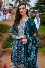 Saffira By Gulaal Unstitched 3 Piece Luxury Lawn Suit-Chloe