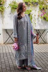 Saffira By Gulaal Unstitched 3 Piece Luxury Lawn Suit-Carla