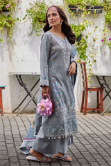 Saffira By Gulaal Unstitched 3 Piece Luxury Lawn Suit-Carla