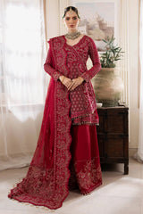 Muse By Serene Unstitched 3 Piece Luxury Festive Chiffon Suit-S-1085-Cherie