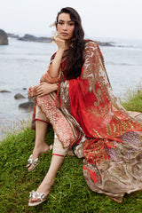 Saffira By Gulaal Unstitched 3 Piece Luxury Lawn Suit-Zhuri