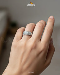 Artisan Geometric Band Ring - Zeesy Jewellery
