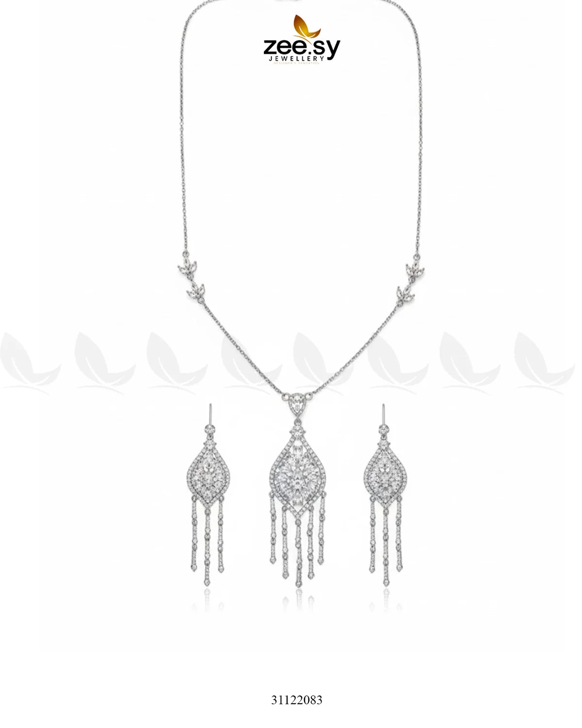 Heirloom Shared Bloom Necklace Set - Zeesy Jewellery