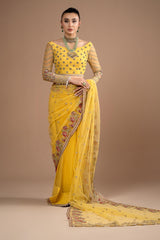 Lumiere By Imrozia Serene Stitched 3 Piece Formals Collection'2025-S.S 02 Lustrous Gold