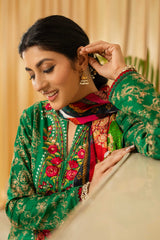 Aayra Stitched Summer Collection'2025-Garden Deep 3Pc