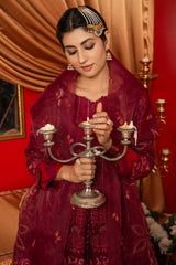 Aayra Stitched Summer Collection'2025-AY501 - Cherry Garden 3Pc