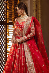 Sajal By Serene Unstitched 3 Piece Bridal Suit-SB-30-Mairaj