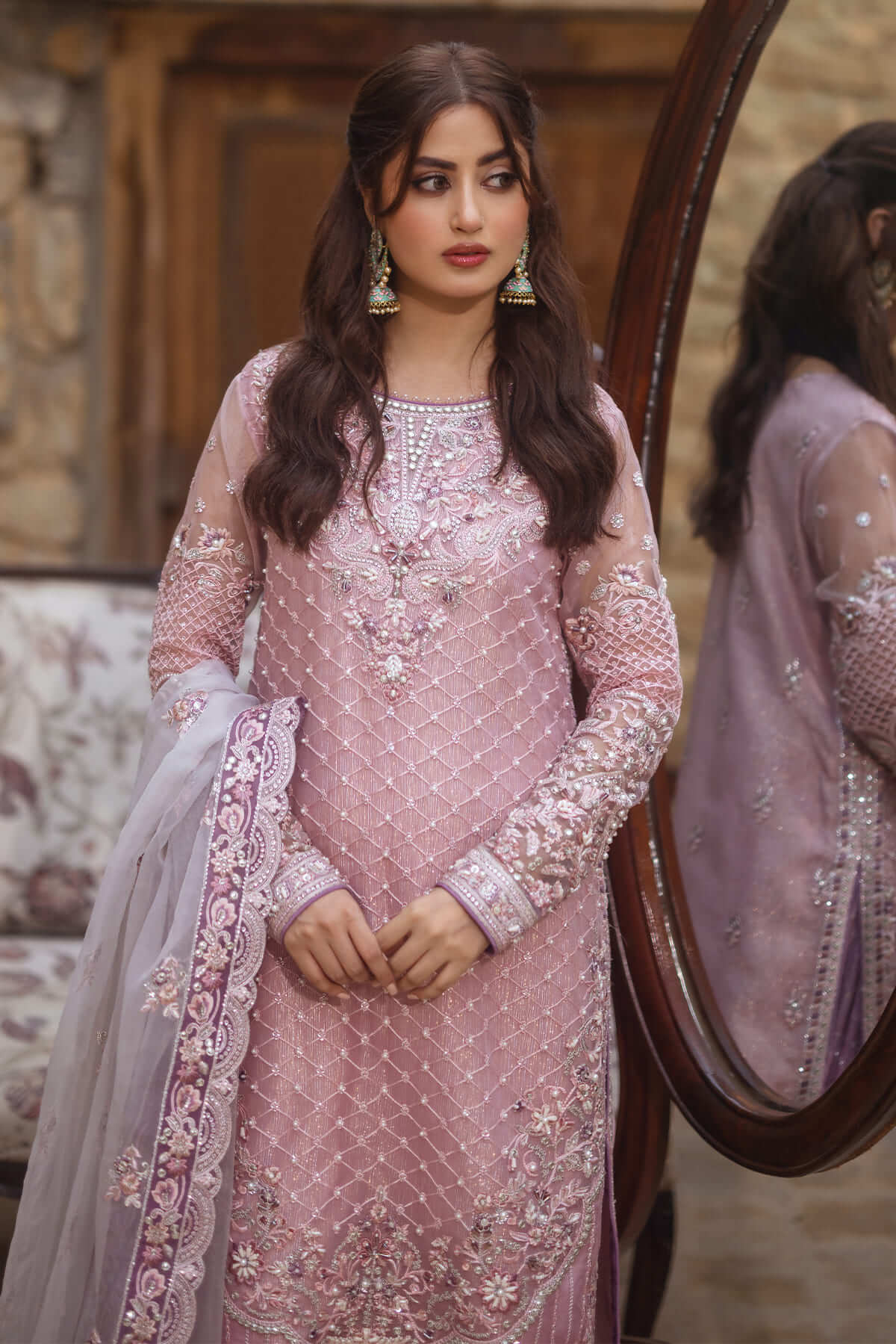 Imrozia Serene Unstitched 3 Piece Formals Collection'2025-SB-31 Naqsh