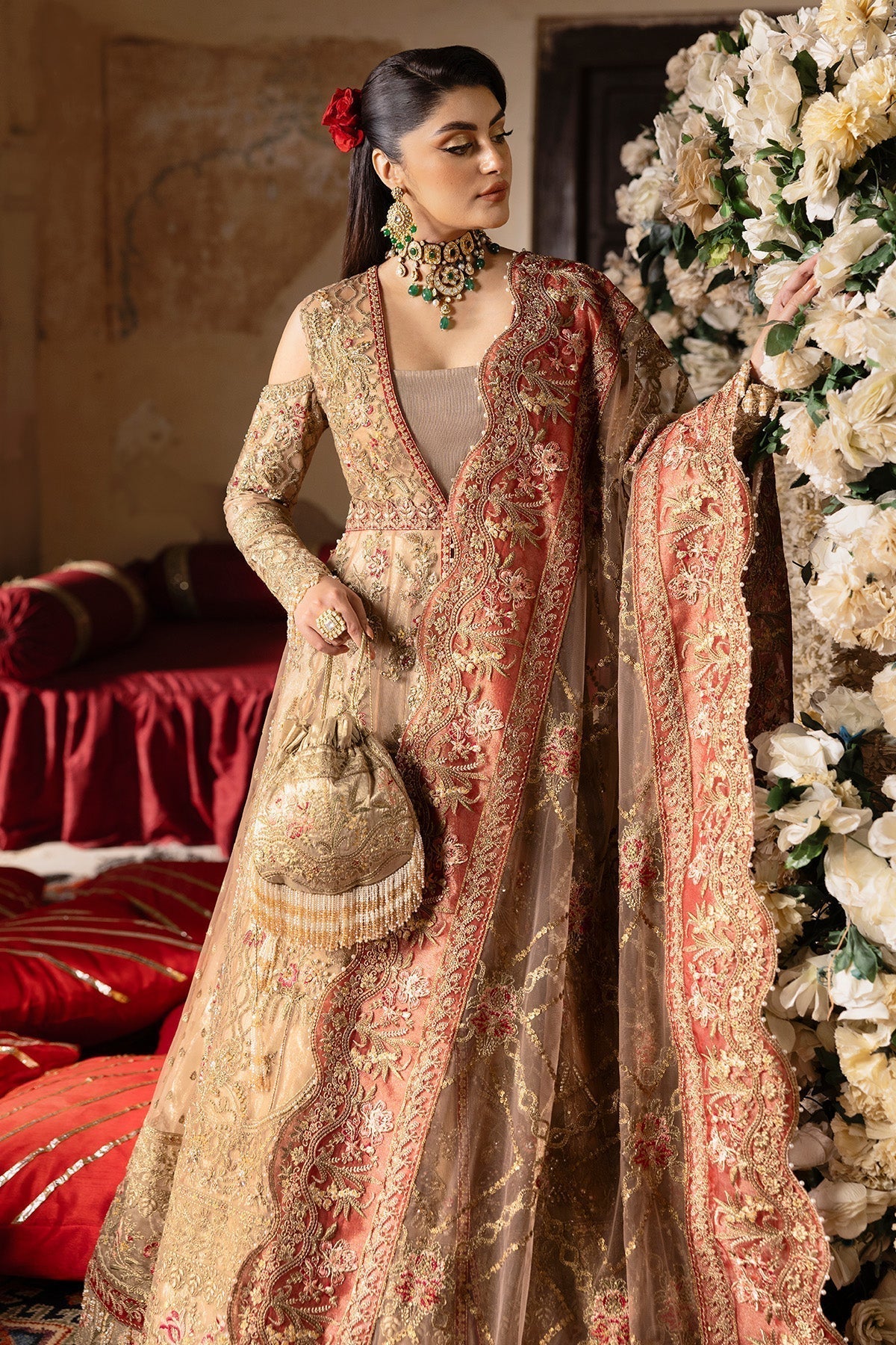 Jashn By Imrozia Serene Unstitched 3 Piece Bridal Collection'2025-SB-37 Zarnigar