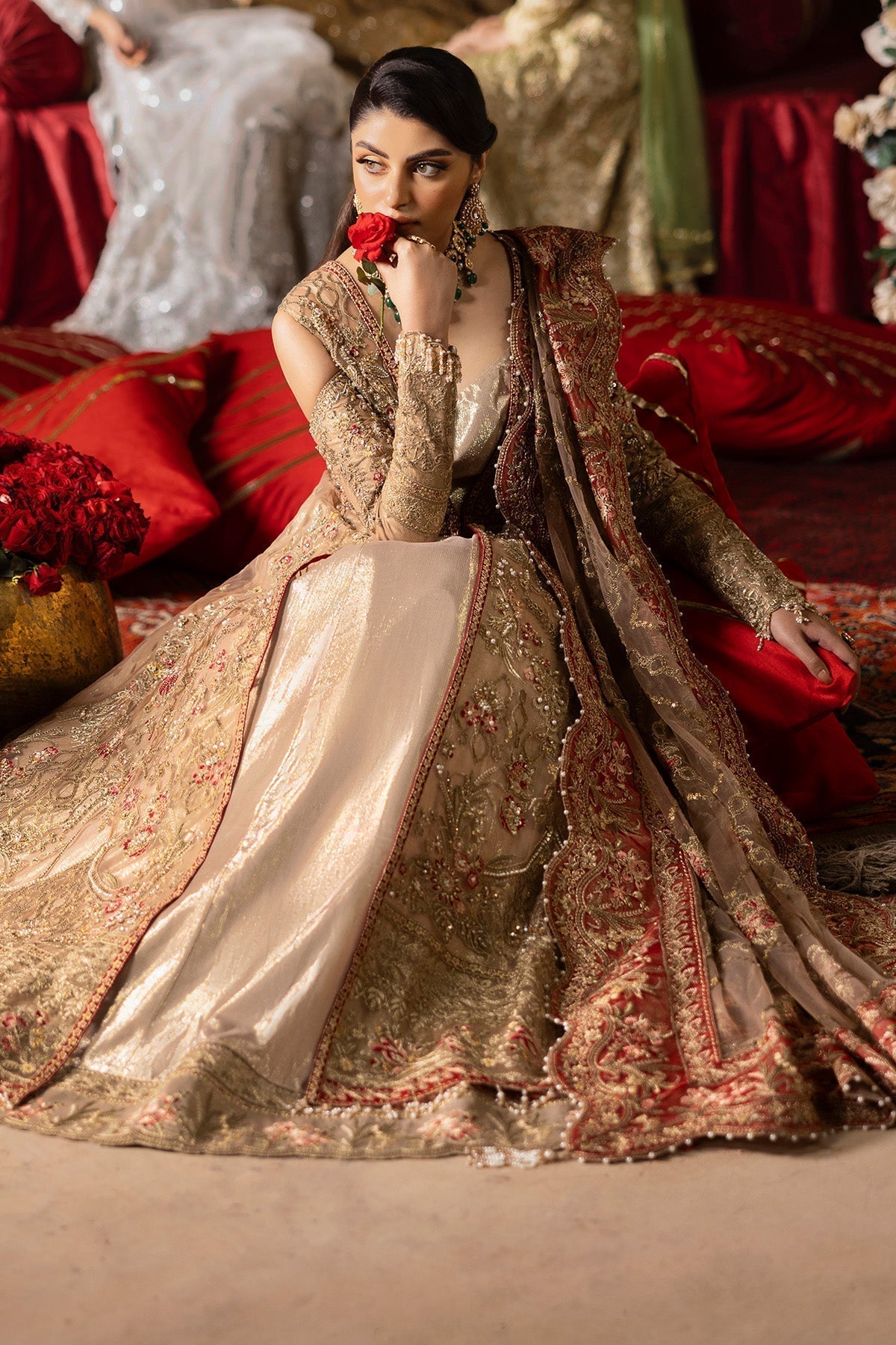 Jashn By Imrozia Serene Unstitched 3 Piece Bridal Collection'2025-SB-37 Zarnigar