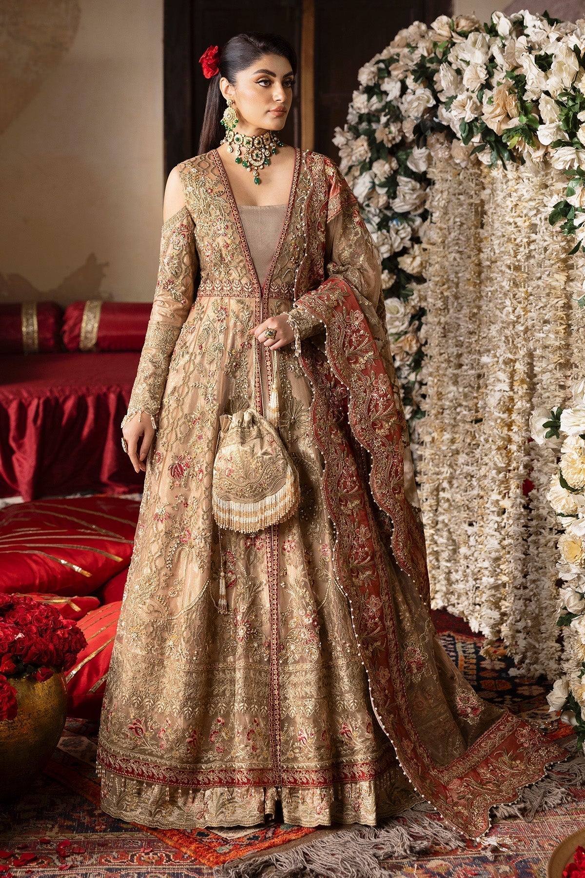 Jashn By Imrozia Serene Unstitched 3 Piece Bridal Collection'2025-SB-37 Zarnigar