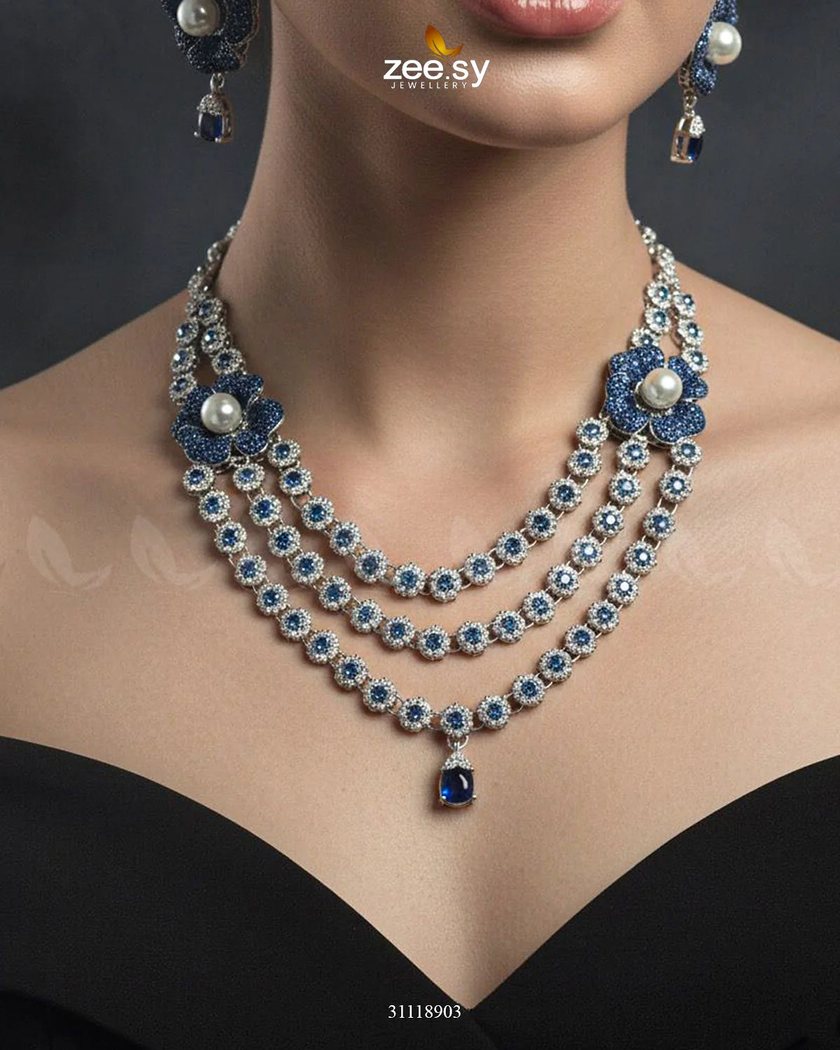 Grandeur Necklace Set - Zeesy Jewellery