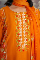 Tawakal Closet Stitched 3 Piece Summer Suit-SEHRISH B