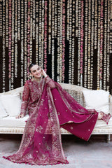 Mehfil Shagna by Ramsha Unstitched 3 Piece Festive Formals Suit-SF-03-Maher