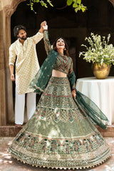 Mehfil Shagna by Ramsha Unstitched 3 Piece Festive Formals Suit-SF-06-Yaad