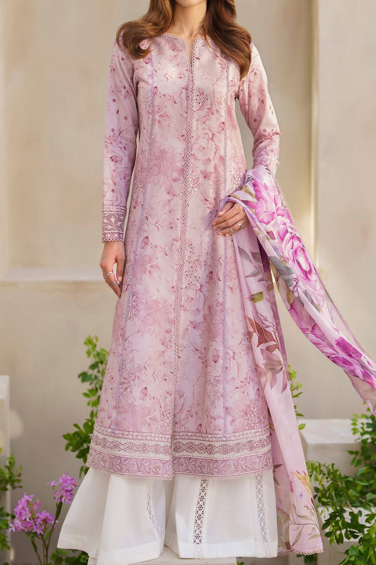 Iznik Unstitched 3 Piece Festive Embroidered Lawn Collection'2024-SFL-06