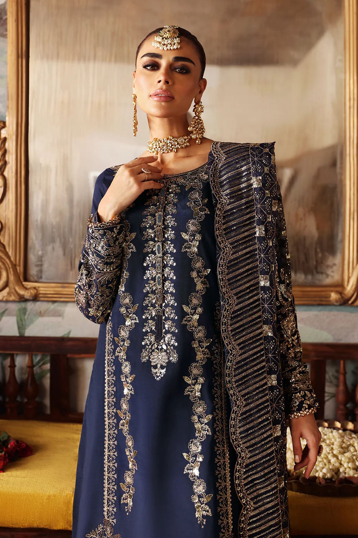 Shagna by Ramsha Unstitched 3 Piece Premium Raw Silk Collection'2025-S-01-Naghma