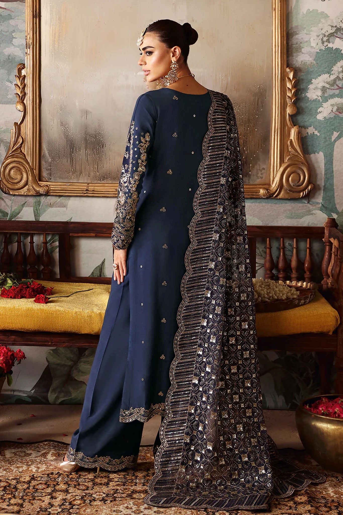 Shagna by Ramsha Unstitched 3 Piece Premium Raw Silk Collection'2025-S-01-Naghma