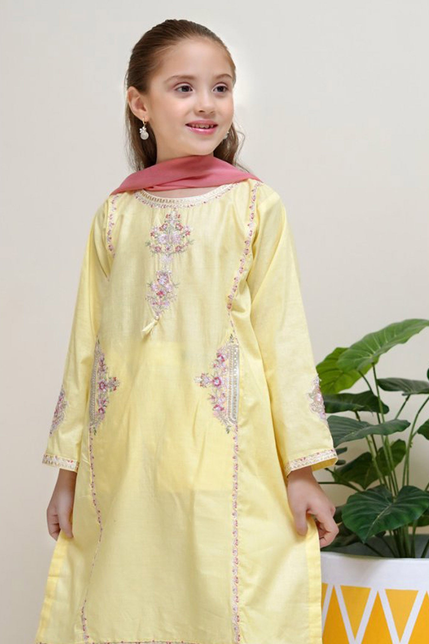 Bari Eid By Shanzey Stitched 3 Piece Emb Cotton Edit Collection'2024-SHK-2502