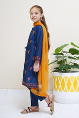 Shanzey Stitched 3 Piece Festive Emb Cotton Vol-02 Suit-SHK-2511