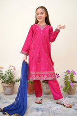 Bahar E Eid by Shanzey Stitched 3 Piece Festive Emb Cotton Collection-SHK-3621