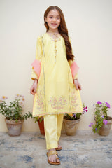 Bahar E Eid by Shanzey Stitched 3 Piece Festive Emb Cotton Collection-SHK-3625