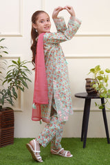 Shanzey Stitched 3 Piece Cutwork Spring Emb Lawn Collection-SHK-3704