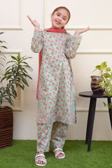 Shanzey Stitched 3 Piece Cutwork Spring Emb Lawn Collection-SHK-3704