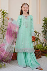 Shanzey Stitched 3 Piece Meethi Eid Formal Edit 1 Suit-SHK-3803-Aqua