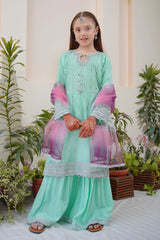 Shanzey Stitched 3 Piece Meethi Eid Formal Edit 1 Suit-SHK-3803-Aqua