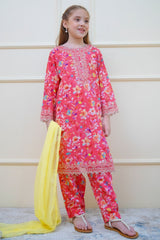 Twinkle Stitches By Shanzey Stitched 3 Piece Emb Lawn Suit-SHK-4413