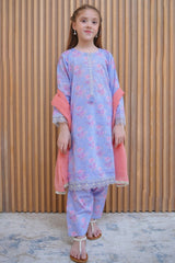Shanzey Stitched 3 Piece Lawn Farshi Edit Suit-SHK-4424