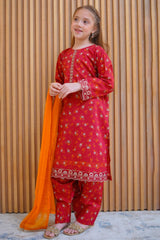 Shanzey Stitched 3 Piece Lawn Farshi Edit Suit-SHK-4426
