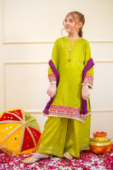 Sangeet By Shanzey Stitched 3 Piece Bari Eid Edit Suit-SHK-4504