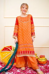 Sangeet By Shanzey Stitched 3 Piece Bari Eid Edit Suit-SHK-4506