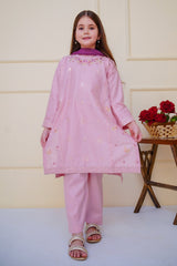 Shanzey Stitched 3 Piece Emb Cambric Edit Summer Suit-SHK-4608