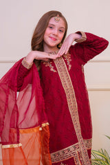 Eid Ki Tayyari By Shanzey Stitched 3 Piece Luxury Formals Suit-SHK-5005
