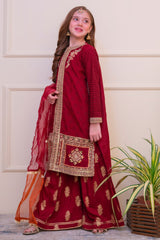 Eid Ki Tayyari By Shanzey Stitched 3 Piece Luxury Formals Suit-SHK-5005