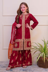Eid Ki Tayyari By Shanzey Stitched 3 Piece Luxury Formals Suit-SHK-5005