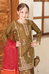 Eid Ki Khushiyan By Shanzey Stitched 3 Piece Kids Formals Suit-SHK-5906