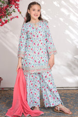Sunehri Eid By Shanzey Stitched 3 Piece Lawn Edit Suit-SHK-6304